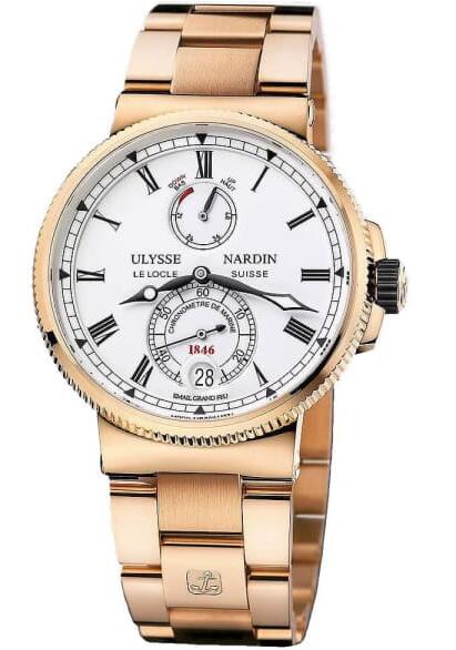 Review Best Ulysse Nardin Marine Chronometer Manufacture 43mm 1186-126-8M/E0 watches sale